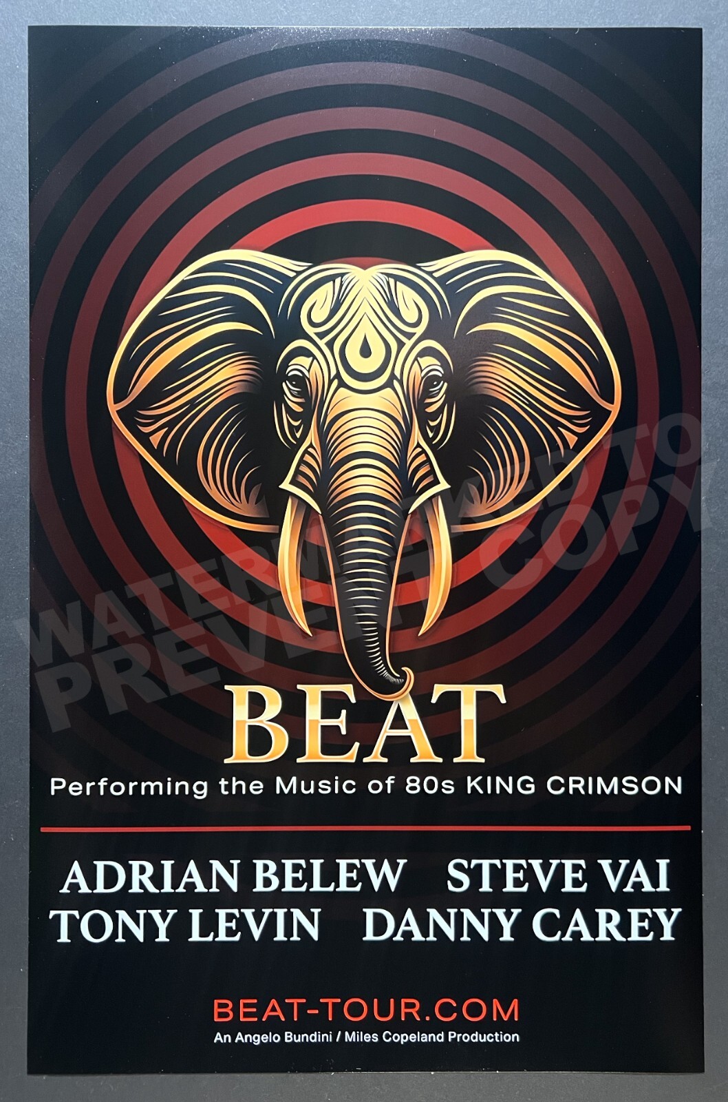Beat - Band 2026 live concert poster